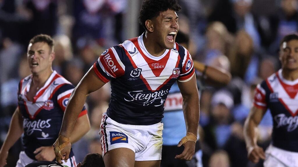 NRL in disbelief as Roosters beat Sharks in ‘one of their greatest wins’