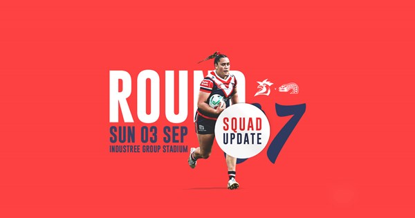 Squad Update: Round 7 vs Eels