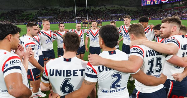 Roosters storm into semi-final clash, leaving Melbourne shaken