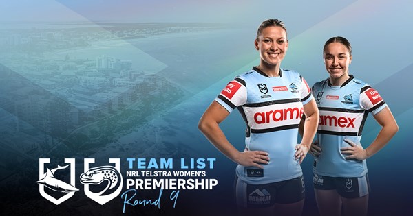 NRLW Team List - Sharks v Eels