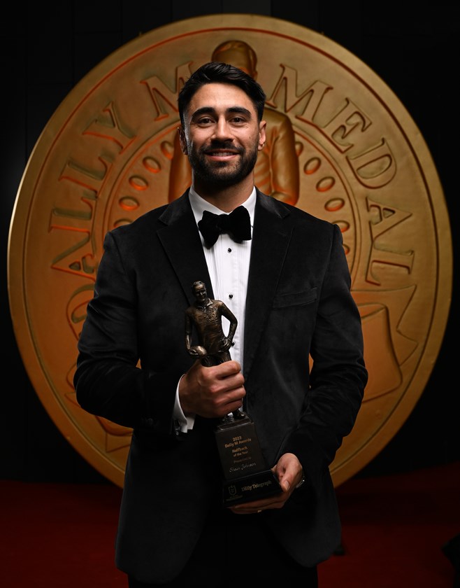 Shaun Johnson won the 2023 Dally M halfback of the year