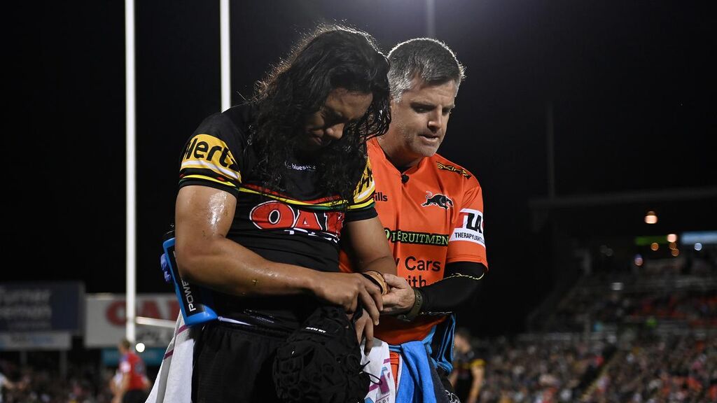 Jarome Luai dislocated his shoulder in round 26. Picture:: NRL Images