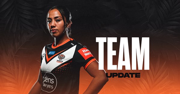 Team Update: NRLW Round 7 vs Titans