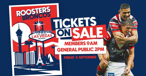 Las Vegas Tickets On Sale Tomorrow!