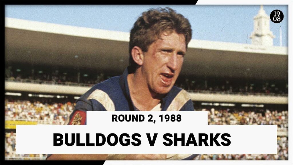 WATCH:  Classic NRL Throwback: Bulldogs vs Sharks 1988 Match Replay