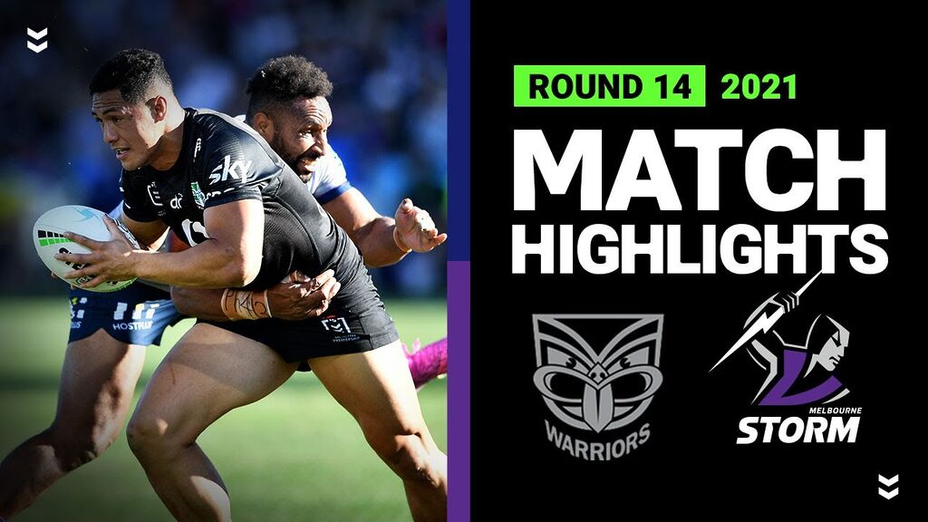 Warriors v Storm Match Highlights | Round 14, 2021 | Telstra Premiership | NRL