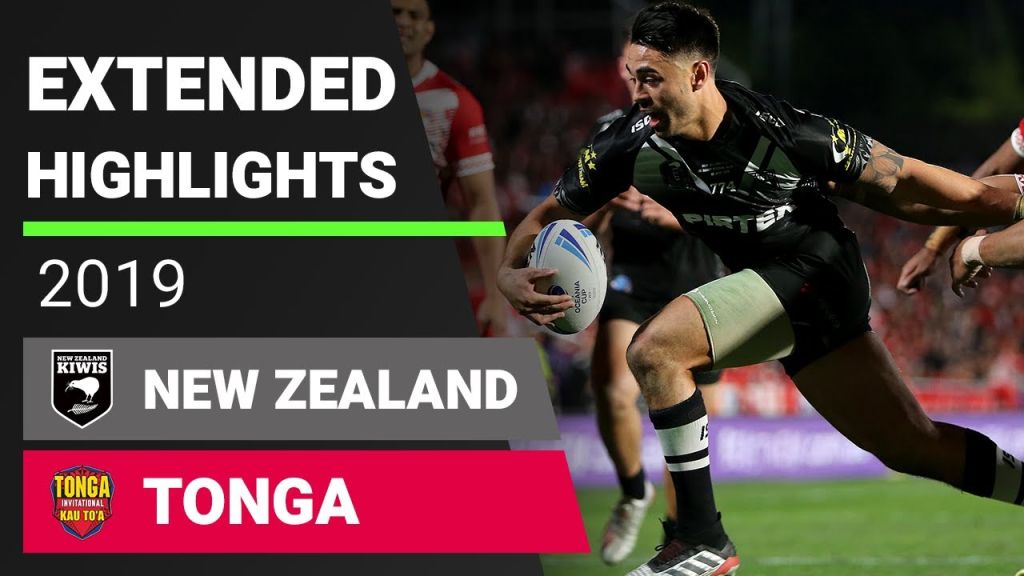 WATCH: Exciting Extended Highlights: New Zealand vs  Tonga Rugby Test 2019