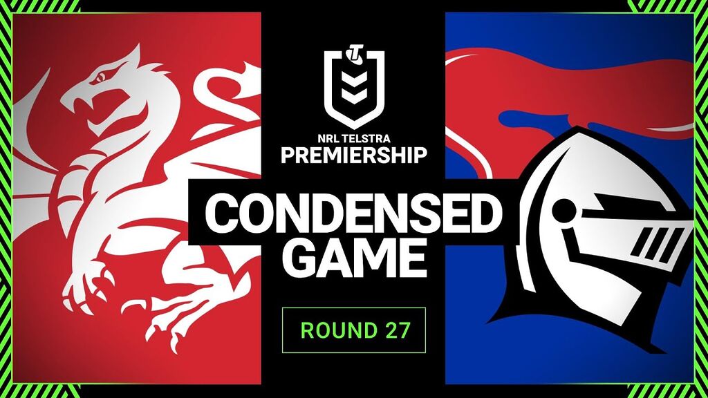 WATCH:  Exciting NRL 2023: St George Illawarra Dragons vs Newcastle Knights | Action-Packed Round 27 Highlights