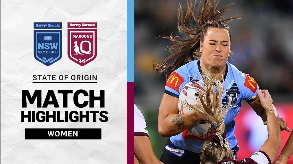 WATCH: Intense Women's State of Origin Highlights: NSW vs  Queensland 2022