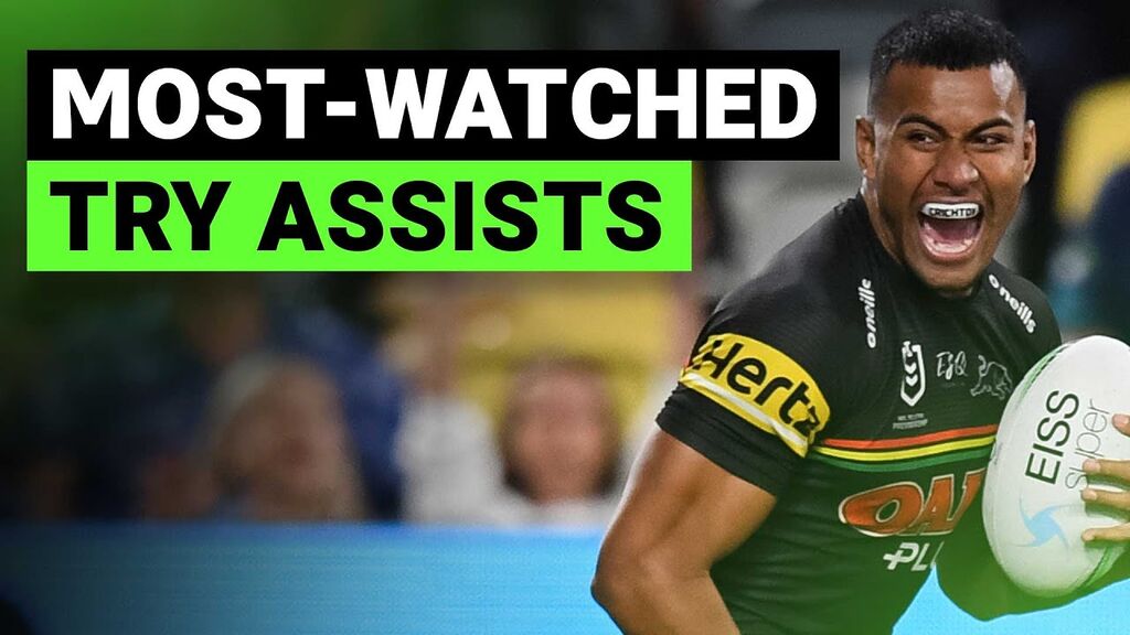 The most-watched try assists from the 2021 NRL season