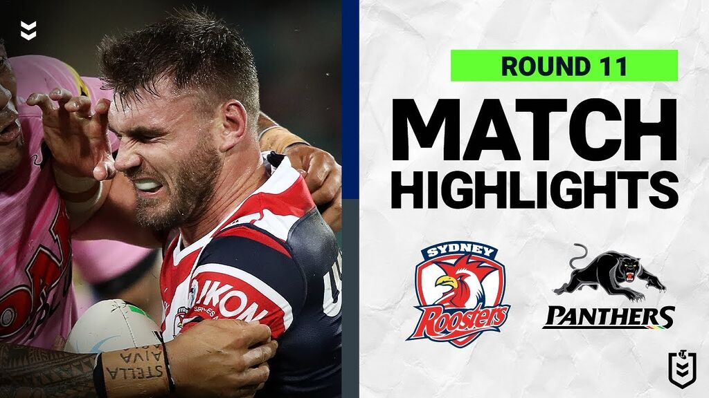 WATCH:  Thrilling NRL Clash: Sydney Roosters vs Penrith Panthers Highlights