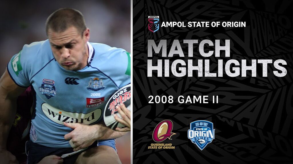 WATCH:  Thrilling QLD Maroons vs NSW Blues Match Highlights | State of Origin 2008 | NRL