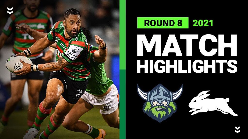 WATCH:  Thrilling Raiders vs Rabbitohs Match Highlights | Round 8, 2021 NRL