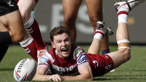 Wardle's Hat-Trick Sends Wigan to Super League Summit