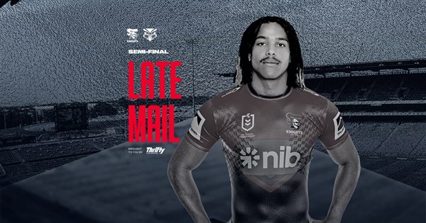 NRL Late Mail: Warriors v Knights