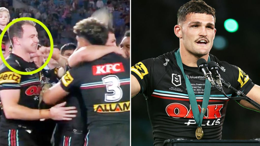 Dylan Edwards' classy act for Nathan Cleary after 'pathetic' moment in 2022 decider