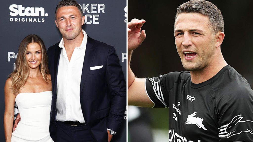 Sam Burgess and fiancee's baby news after tumultuous exit from South Sydney