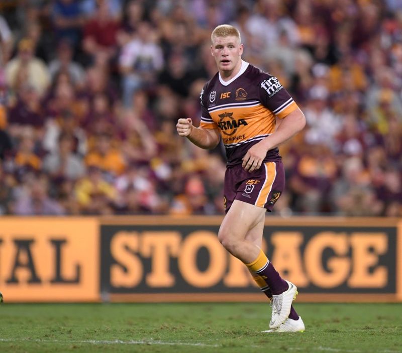 Thomas Flegler makes his NRL debut in 2019.