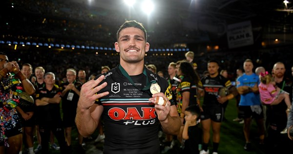 Nathan Cleary clinches second Clive Churchill Medal