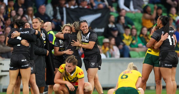 Defensive masterclass sees Kiwi Ferns end their Jillaroos drought