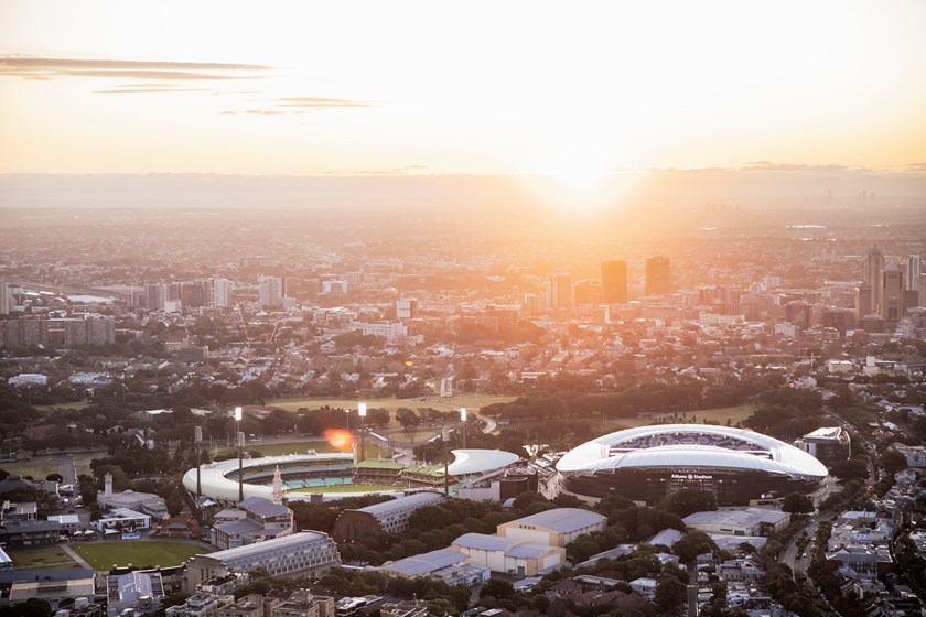 The grass at Moore Park East has been used as a game day carpark for a century