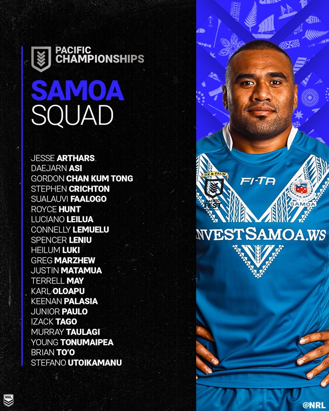 Lemuelu named in strong Toa Samoa squad