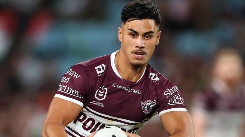 Kaeo Weekes is heading to the Raiders after struggling to make an impact with Manly. Picture: Mark Metcalfe/Getty Images