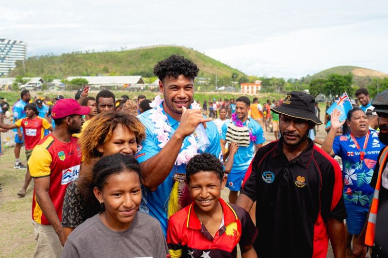 Waqa Blake has been taken aback by the support in PNG