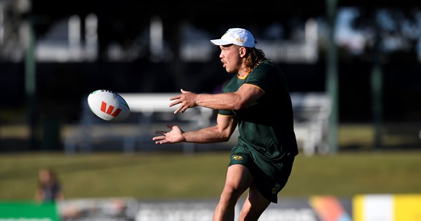 Kangaroo Cotter bounds into Test debut in Townsville