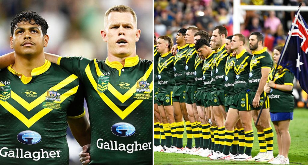 Kangaroos players caught in national anthem debate amid angry backlash