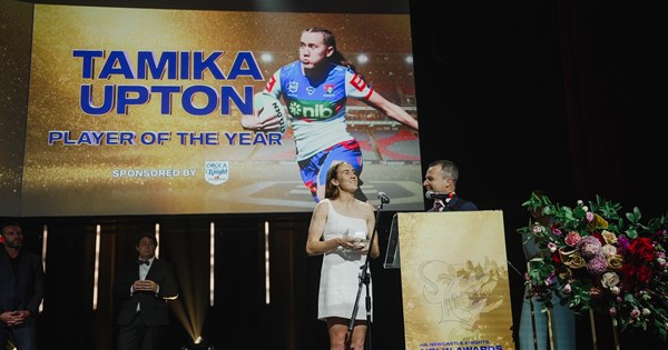 Upton named Knights NRLW Player of the Year