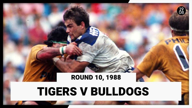 Balmain Tigers v Canterbury-Bankstown Bulldogs | Round 10, 1988 | Match Replay | NRL Throwback