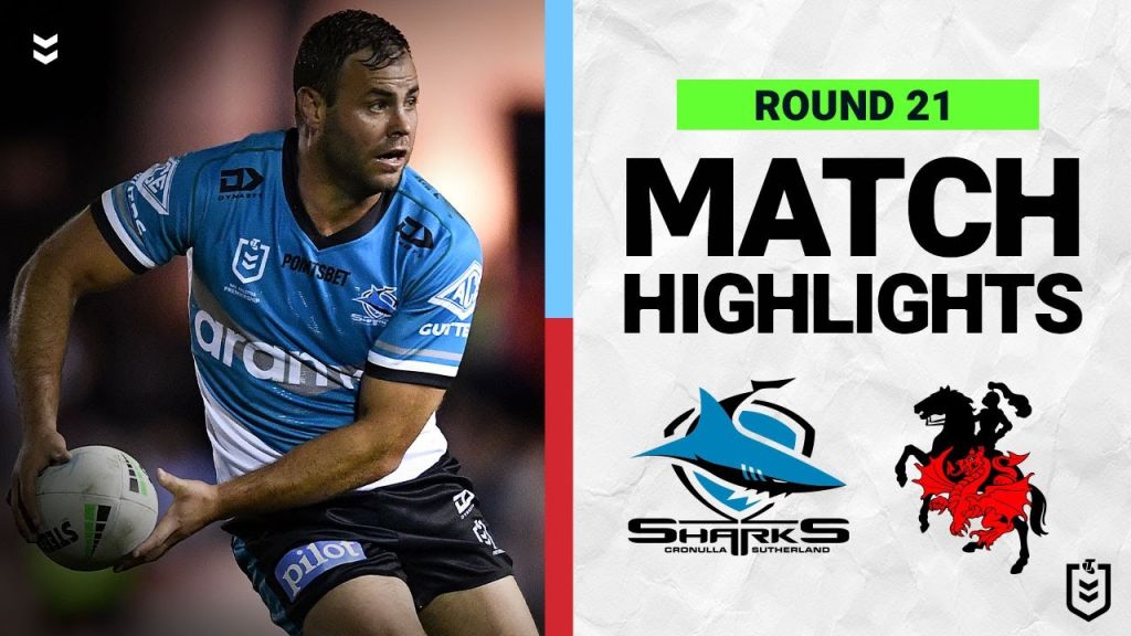 WATCH: Exciting NRL Match Highlights: Cronulla Sharks vs St George Illawarra Dragons