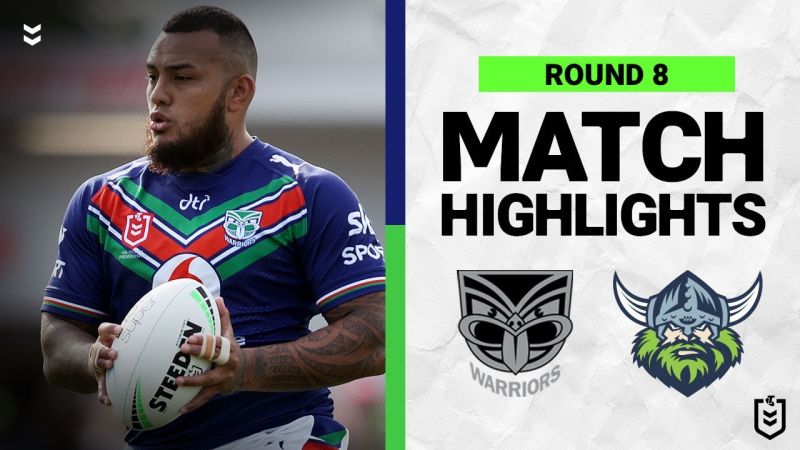 New Zealand Warriors v Canberra Raiders | Match Highlights | Round 8, 2022 | NRL