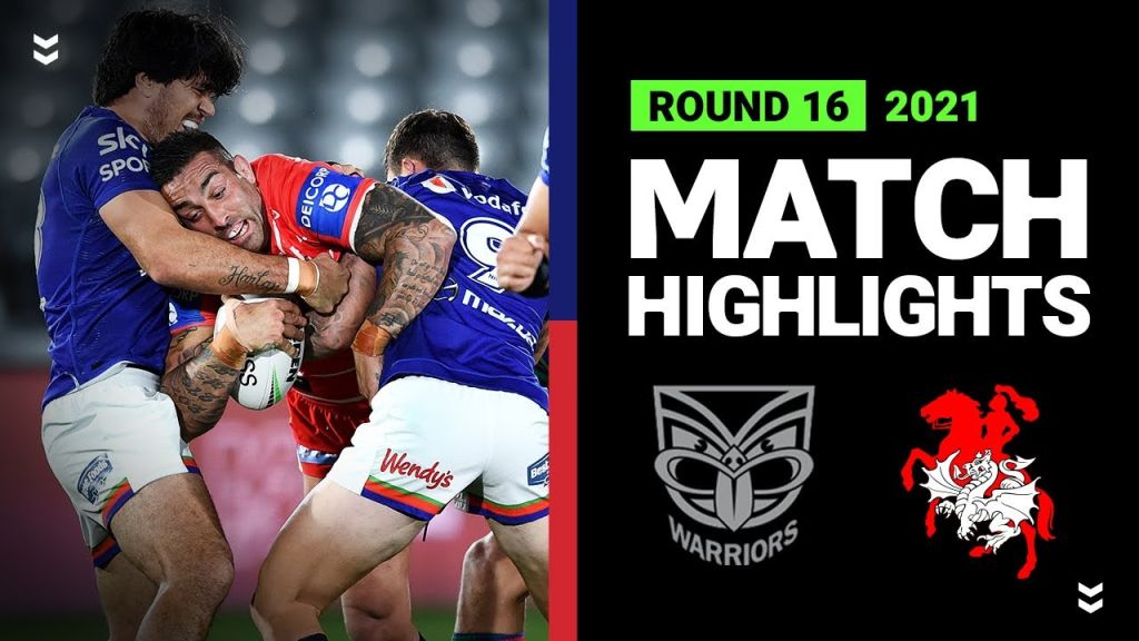 WATCH: Exciting NRL Match Highlights: Warriors vs  Dragons Round 16