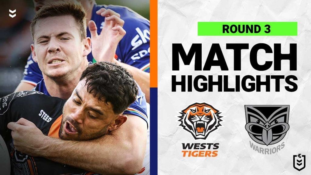 Wests Tigers v New Zealand Warriors | Match Highlights | Round 3, 2022 | NRL