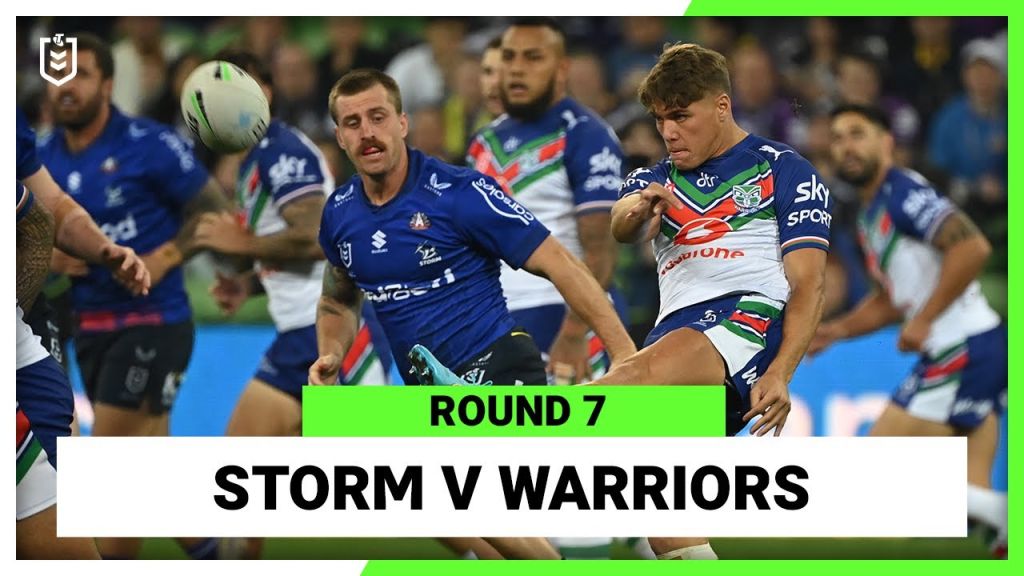 WATCH:  Intense NRL Clash: Melbourne Storm vs New Zealand Warriors | Full Match Replay