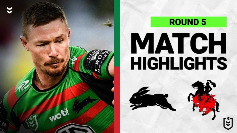 WATCH:  Intense NRL Clash: South Sydney Rabbitohs vs St George Illawarra Dragons | Round 5, 2022 Highlights