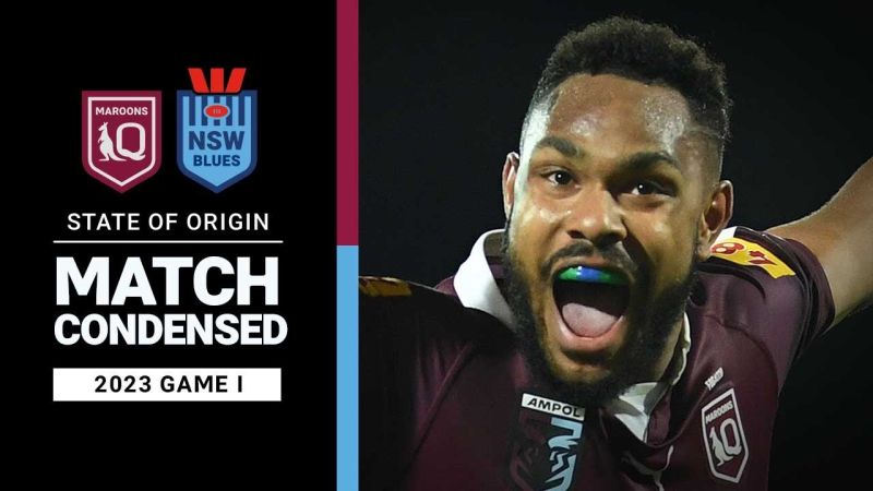 WATCH: Intense State of Origin Showdown: 2023 Queensland Maroons vs NSW Blues | NRL Highlights