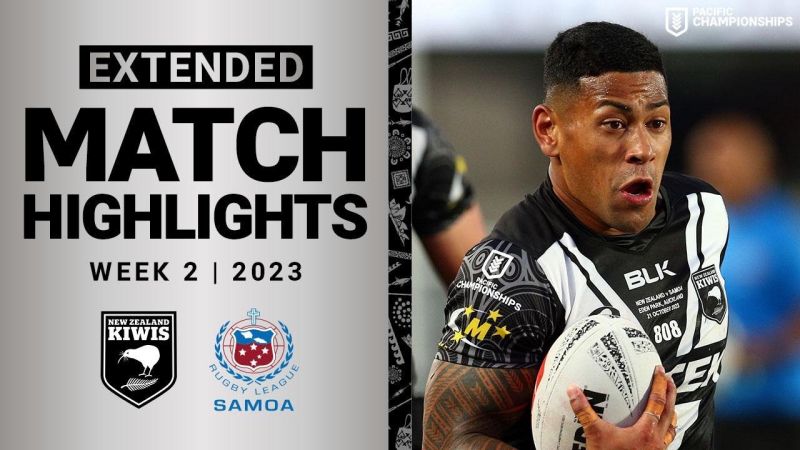 New Zealand v Samoa | Extended Highlights | Pacific Championships, 2023 | NRL