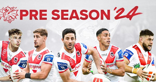 Dragons breathe fire into 2024 NRL Pre-Season schedule