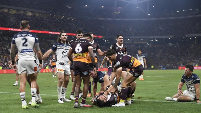 Corey Oates endured a luckless 2023 season but is looking to win back his starting spot after he signed a contract extension. Picture: NRL Images.