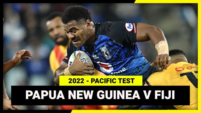 WATCH: Exciting Full Match Replay: Papua New Guinea vs Fiji | Pacific Test 2022