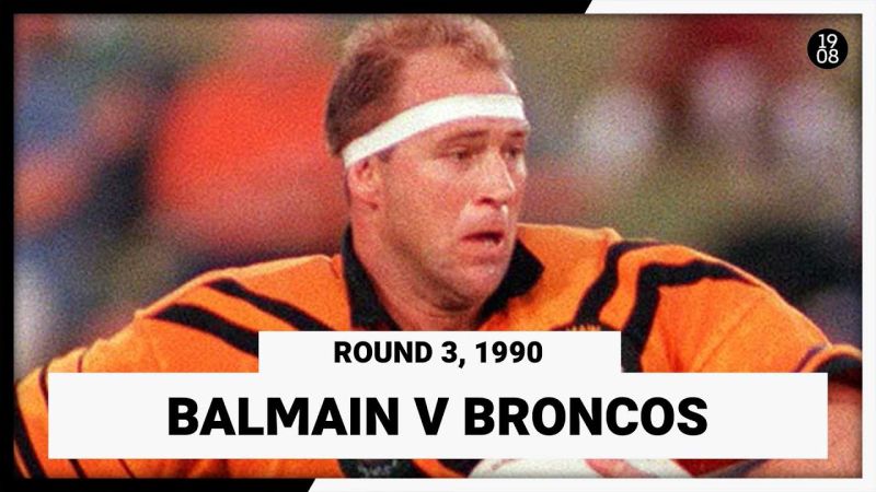 WATCH:  Exciting NRL Throwback: Tigers vs Broncos 1990 Full Match