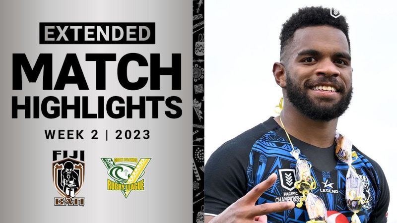 WATCH: Exciting Pacific Championships 2023: Fiji vs Cook Islands | Extended Highlights