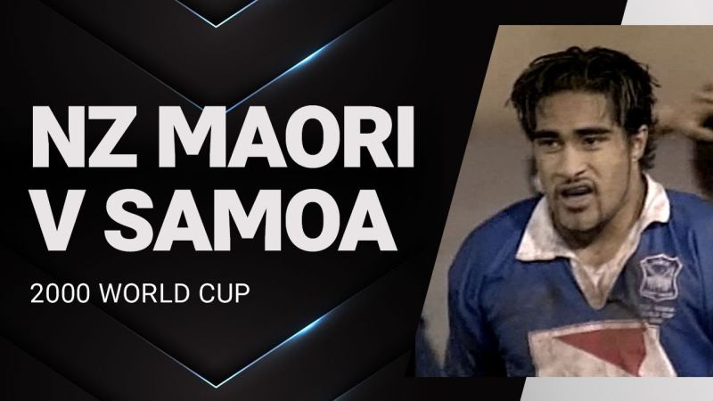 WATCH:  Intense Clash: NZ Maori vs Samoa | Rugby League World Cup 2000 | Must-See Highlights
