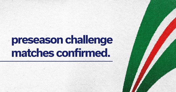 Preseason Challenge matches confirmed for 2024