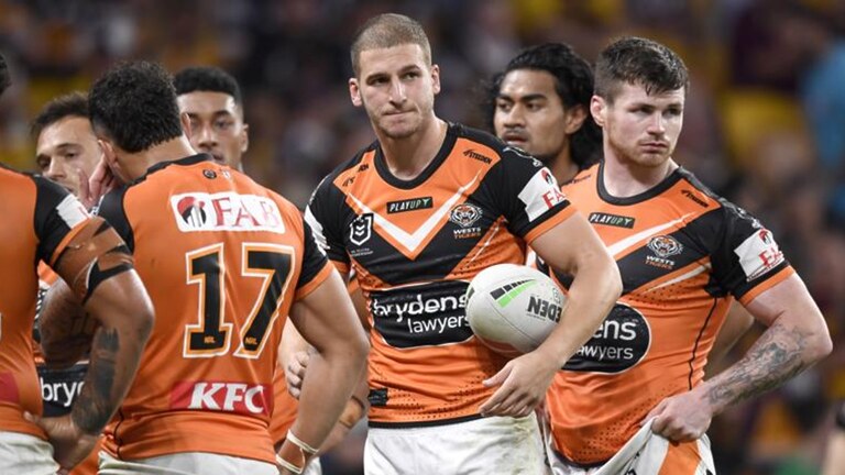 The Tigers’ Adam Doueihi. Picture: NRL Photos