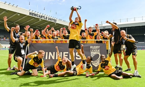 Castleford Academy win the national schools title in 2022.