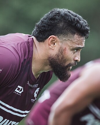 Eyes on the prize...Toff Sipley is determined to stay in the Sea Eagles pack in 2024